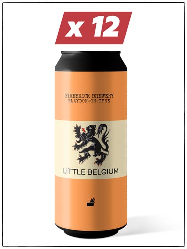 LITTLE BELGIUM 12 x 440ml can 4.7% ABV - Traditional Witbier