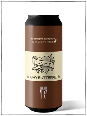 CUSHY BUTTERFIELD 440ml can 5.2% ABV - Oatmeal and Tonka Bean Stout